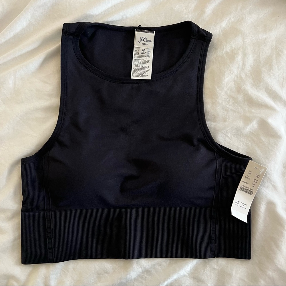 SculptStretch high-neck longline sports bra